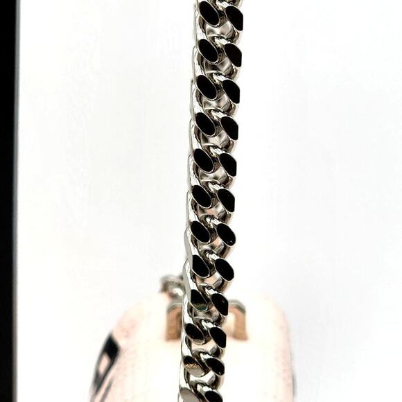 BURBERRY PATENT QUILTED HORSEFERRY PRINT SMALL LOLA BAG PINK - Picture 10 of 16